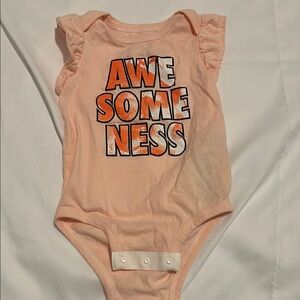 Peach 'Awesomeness' Kids One Piece
